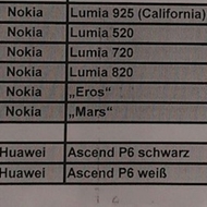 Eros en Mars codenamen voor nieuwe Nokia telefoons?